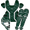 Dark Green/White, variant on Rawlings Mach Pro Series Catcher’s Gear Set | Adult & Intermediate