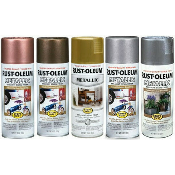 Rust-Oleum 7277-830 12Oz Matte Nickel Metallic Spray Paint - Walmart ...
