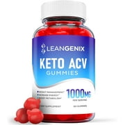 (1 Pack) Leangenix Keto ACV Gummies - Apple Cider Vinegar Supplement for Weight Loss - Energy & Focus Boosting Dietary Supplements for Weight Management & Metabolism - Fat Burn - 60 Gummies