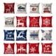 thumbnail image 2 of Funda de almohada transpirable, funda de almohada de Navidad de piel de lino de un solo lado, 2 of 5