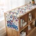thumbnail image 6 of Table Runners 70 Inches Long Dress Scarves, Independence Day Farmhouse Coffee/Dining/Kitchen Table Decor, Holiday Table Runner, Farmhouse American Flag Truck Star Burlap 13x70 Inch, 6 of 9