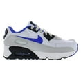 thumbnail image 4 of Nike Air Max 90 Leather PS Boys Shoes Size 2.5, Color: Summit White/Racer Blue, 4 of 4