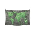 thumbnail image 1 of BSDHOME Earth Map Wall Art Home Decor, World Map on Tree Trunk Natural Wood Tapestry Wall Hanging 60 X 40 Inches, 1 of 2