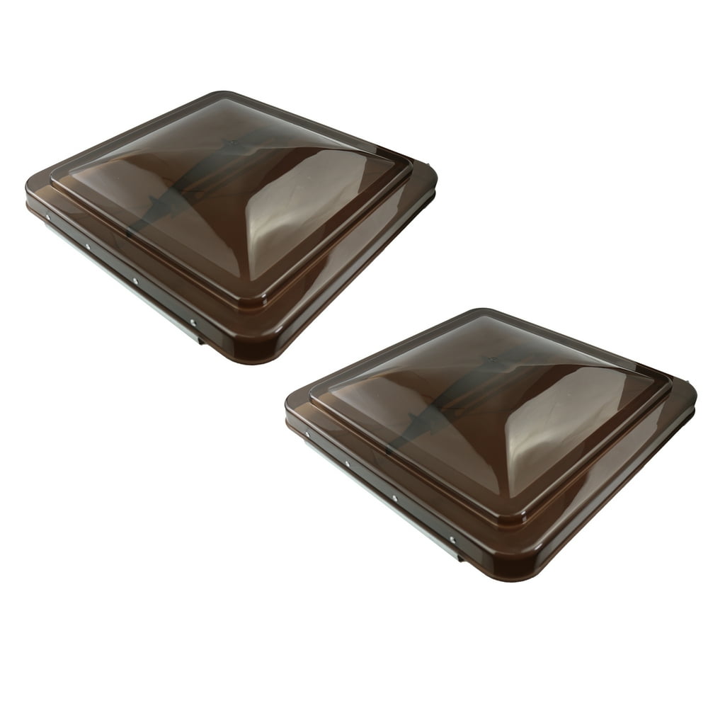 RV 14” x 14” Roof Vent Cover Replacement LidMotorhome Camper RV Trailer Smoked (2) Walmart