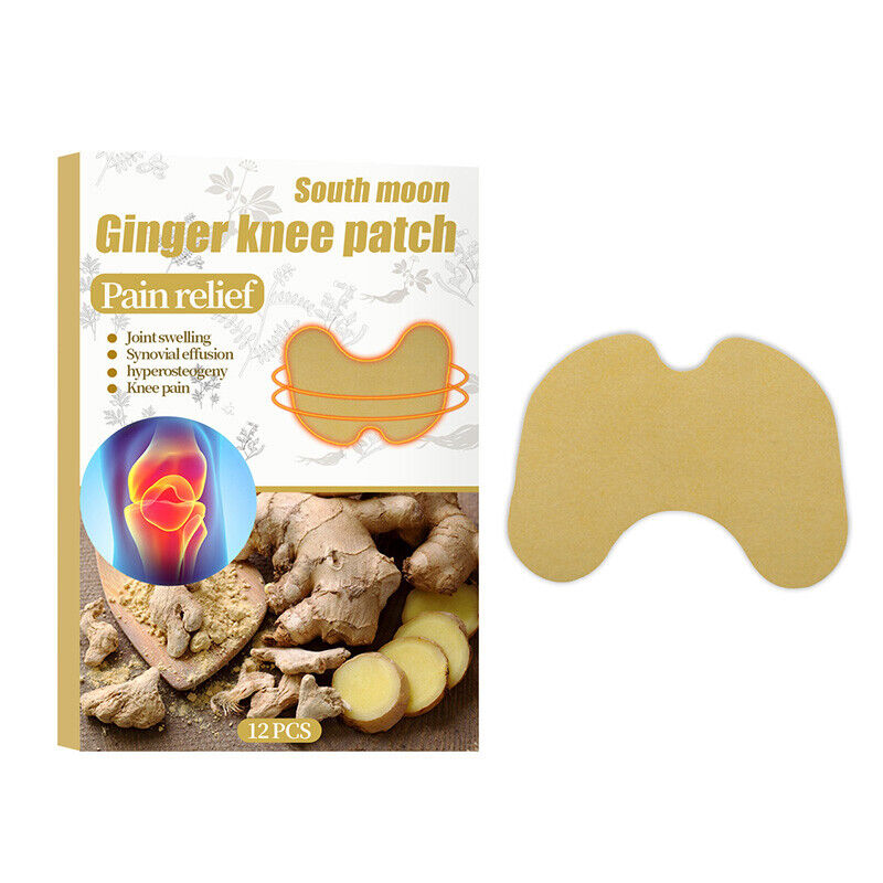12/24pcs Ginger Knee Patches Set Pain Relieve Medical Plasters Stickers