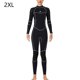 thumbnail image 5 of Traje de húmedo con traje de húmedo manga larga y pantalones traje de buceo 1.5mm ergonómico ultra estiramiento profesional para snorkeling mujer natación surf, negro xxl Speravity OD019359-06, 5 of 7