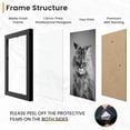 thumbnail image 4 of 15 Pack Picture Frames Collage Wall Decor, Gallery Frame Set for Wall Mounting or Tabletop Display, Multi Sizes Including 3pcs 8x10, 6pcs 5x7, 6pcs 4x6, Black+White+Gold, 4 of 12