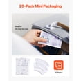 thumbnail image 4 of Fundas desechables para asientos de inodoro VEVOR, 20 piezas, portátiles, 4 of 9