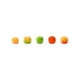 thumbnail image 2 of onlyliua para Interior/Exterior Juego de 5 Miniadornos para Coche En Forma de Mandarina, Bonitos Adornando El Interior Del Coche En Forma de Fruta Naranja, Divertidos Adornando para Espejo Retrovisor, 2 of 7