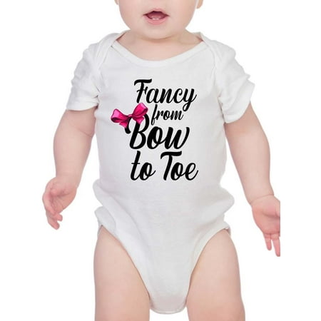 

Fance From Bow To Toe Bodysuit Infant -Smartprints Designs 12 Months