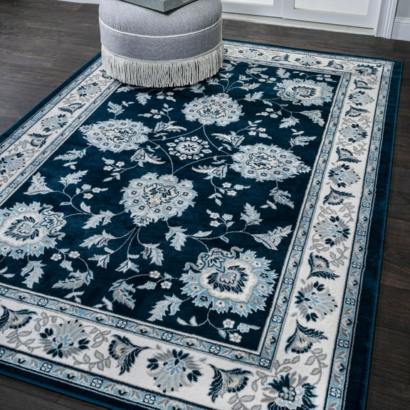 JONATHAN Y MODERN PERSIAN 8 x 10 Area Rug, Cherie French Cottage - Navy/Ivory, MDP505E-8