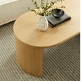 thumbnail image 2 of Modway Aspect Oval Wood Coffee Table in Oak, 2 of 9