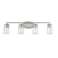 thumbnail image 2 of Satin Nickel Four Light Bath Bar from the Sacremento Collection, 2 of 5