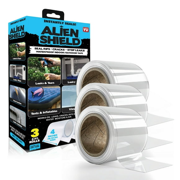 Alien Shield Transparent Sealing Tape Waterproof Repair Tape Adhesive Strips Patch Tape, 3 Rolls