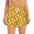 thumbnail image 2 of Fotbe Daisies Flowers Womens High Waist Running Shorts Athletic Workout Quick Dry Shorts for Women with Pockets Gym Yoga Summer Shorts-Small, 2 of 9
