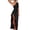 Black, variant on Women's One Shoulder Satin Dress with High Slit Ruched Silhouette for Evening Wear Glamorous Look 95% Cotton 5% Spandex