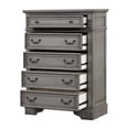 thumbnail image 5 of Grace Traditional Chest Made With Wood in Gray, 5 of 5