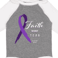 thumbnail image 4 of Inktastic Testicular Cancer Awareness Faith over Fear Boys or Girls Long Sleeve Baby Bodysuit, 4 of 5