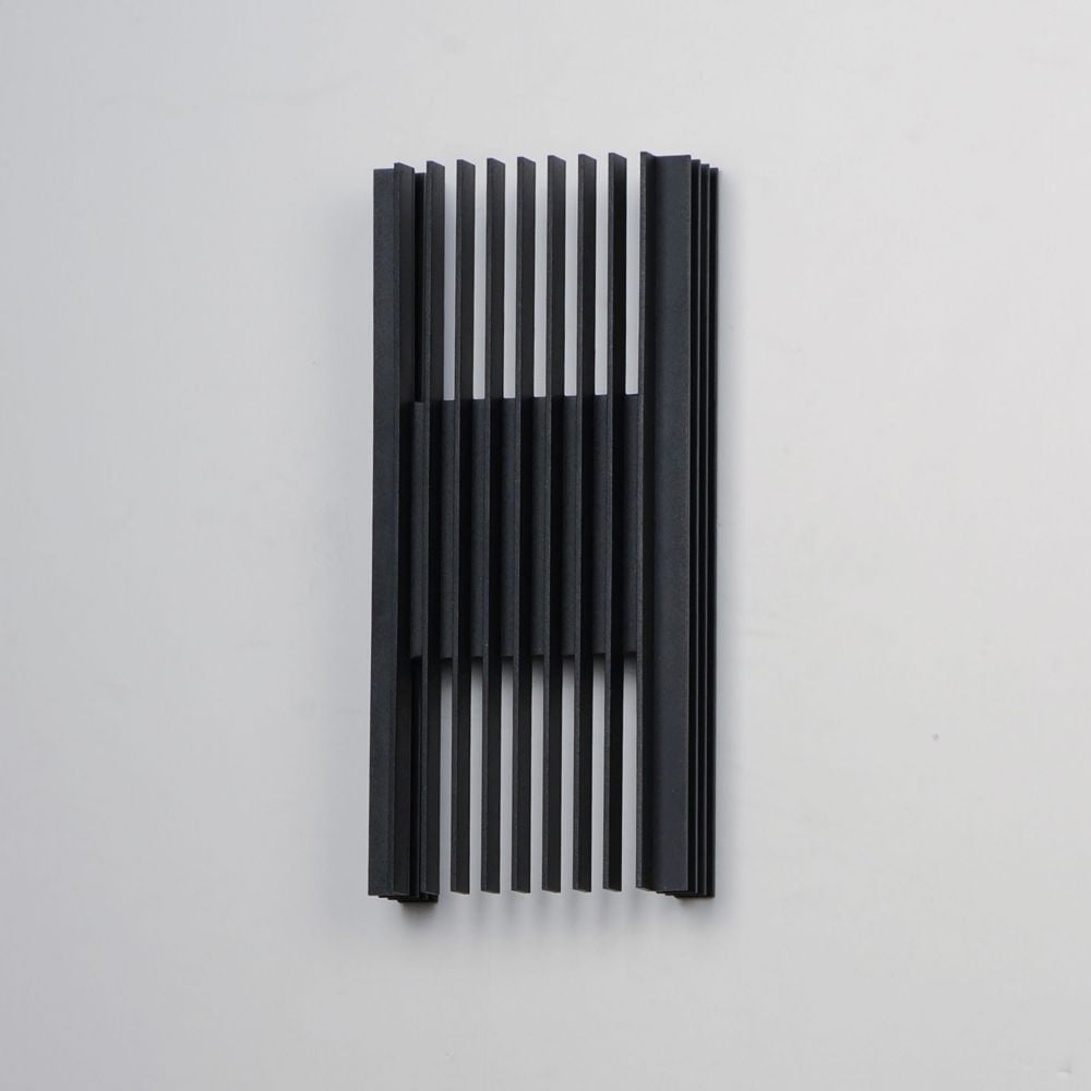 ET2 Rampart Large LED Outdoor Wall Sconce - Black - E30116-BK