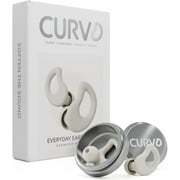 CURVD Ultra Soft Premium Silicone Earplugs for Sound Canceling Isolation, Honey