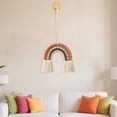 thumbnail image 5 of Handwoven Macrame Rainbow Wall Art for Nursery Kids Room Boho Home Décor Tapestry, 5 of 5