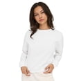 thumbnail image 3 of ONLY Sudadera para mujer - ONLSWEAT LIFE CREW OVERSIZE SWT, cuello redondo, mezcla de algodón Blanco S (Small), 3 of 7