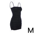 thumbnail image 1 of Vestido de verano sin mangas con cuello barco para mujer, vestido ajustado para club nocturno, negro, M seitruly AP1098-18B, 1 of 7