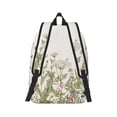 thumbnail image 2 of Naloa Herbs and Wildflowers Canvas Backpack for Men Women Rucksack Casual Travel Daypack College Tote Satchel Bookbag for Teens-Small, 2 of 7