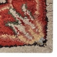 thumbnail image 4 of Rugsotic Carpets Hand Tufted Wool Eco-Friendly Area Rugs - 2'6''x10', Runner, Beige Red, Modern Contemporary Design, High Pile Handmade Anti Skid Rugs for Living Room, Bed Room (K00106), 4 of 5