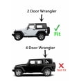 thumbnail image 3 of Tempered Driver Left Side Quarter Window Quarter Glass Compatible with Jeep Wrangler 2011-2017 & Wrangler JK 2018 2-Door Models Only (Hardtop Must Be Same Year), 3 of 6