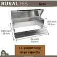 thumbnail image 2 of Ruralty No Waste Chicken Feeder - 11lb CAP Rat Proof Automatic Treadle Feeder, 2 of 2