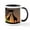 White/Black Inside, variant on CafePress - Giraffes In The Sunset Mugs - 11 oz Ceramic Mug - Novelty Coffee Tea Cup