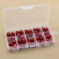 thumbnail image 2 of UDIYO 10 Compartment Adjustable Transparent Plastic Jewelry Bead Storage Box Organizer, 2 of 6