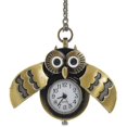 thumbnail image 1 of Lindo búho reloj de bolsillo colgante collar Ur 83cm cadena collar con cadena, 1 of 4