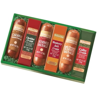 The Swiss Colony Sausage & Cheese Bars Gift Box, 6 Count
