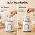 thumbnail image 6 of Momfree Bottle Warmer, 8-in-1 Baby Bottle Warmer with Smart Temperature Control, Fast Baby Food Heater, Breastmilk Warmer, Multi-Use for All Feed Stages, 6 of 11