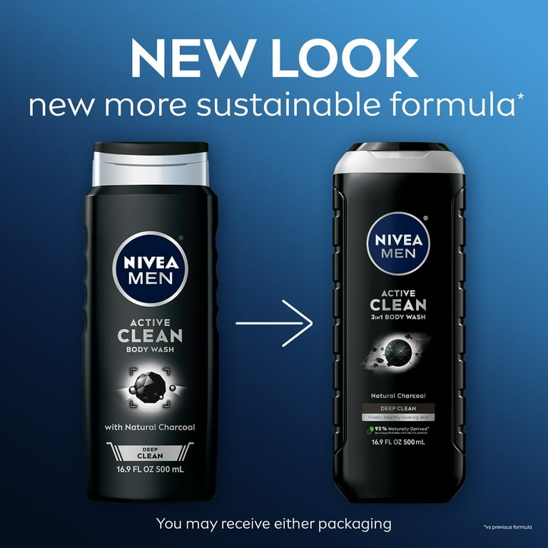 NIVEA Men DEEP Active Clean Body Wash