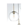 thumbnail image 6 of Living District Baxter 21 Inch Pendant Clear Shade in Satin Gold, 6 of 10