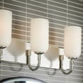 thumbnail image 2 of Solia 3-Light Bathroom Vanity Light in Polished Nickel, 2 of 12