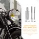 thumbnail image 4 of CHICHUMID 1Jgo Soporte De Montaje Para Luz De Motocicleta Resistente A Plata, 4 of 6