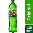 thumbnail image 2 of Mountain Dew Soda Bottle 1.25 liter - 5 Pack, 2 of 5