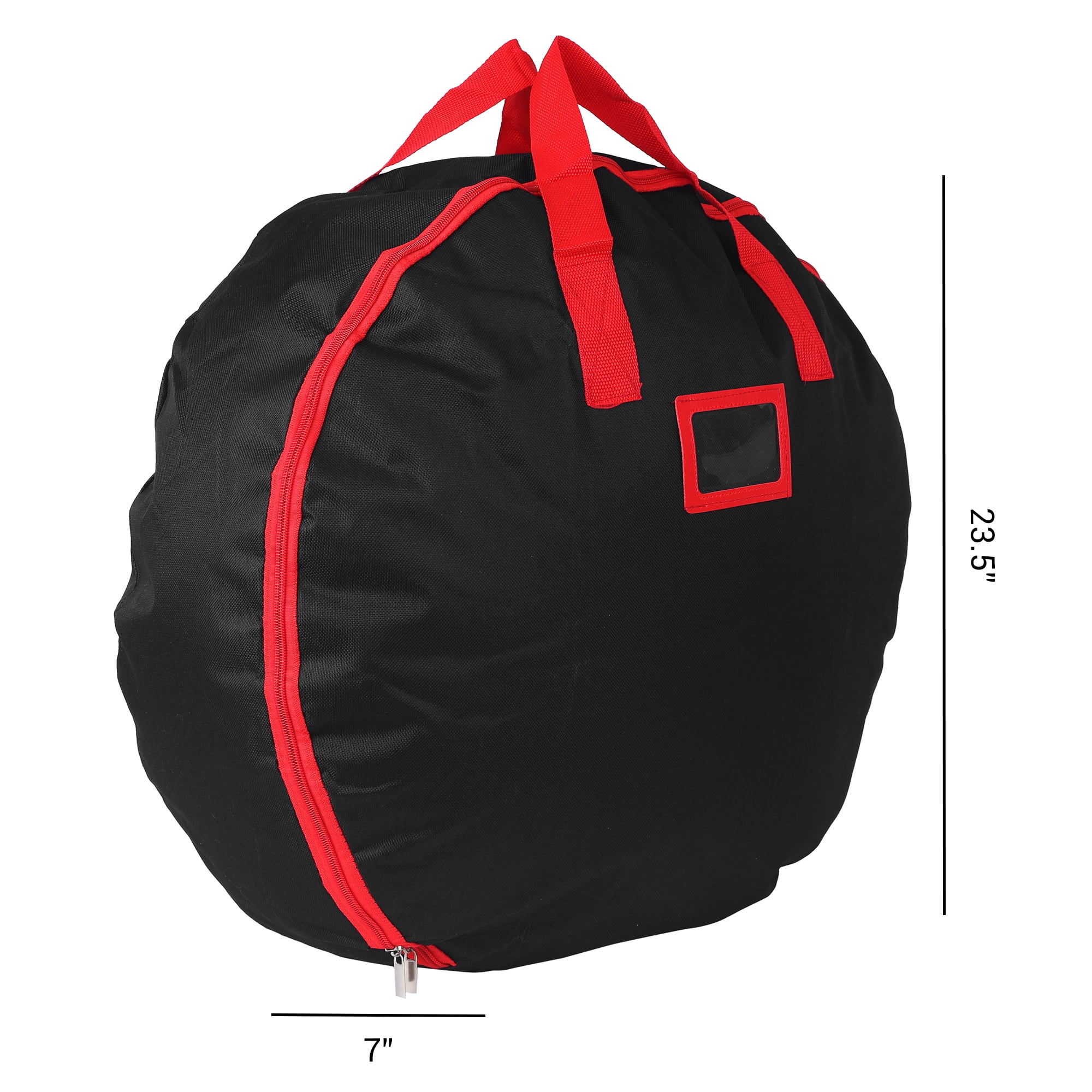 Unique Bargains 1 Pack Clothes Storage Bags Moving Bags Black 23.5*7in