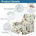 thumbnail image 6 of Renewold Western Cowboy Cactus Cute Oversized Recliner Cover Stay in Place Lazy Boy Recliner Chair Cover 4 Pieces Washable Reclining Seat Cover for Home Living Room Decoration, 6 of 8