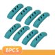 thumbnail image 1 of 8-2 piezas de mangos de silicona anti-escaldaduras antideslizantes para ollas, funda aislante térmica, accesorios de cocina resistentes al calor, 02 azul, 8 piezas, 1 of 6
