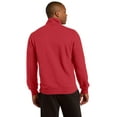 thumbnail image 3 of Sport-Tek Men's Colorfast 1/4-Zip Waistband Sweatshirt, 3 of 3