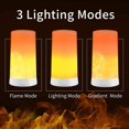thumbnail image 2 of Luz LED con efecto de llama YONGSHENG recargable por USB con control remoto, 2 of 5