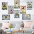 thumbnail image 3 of Butterfly Bird Garden Sunflowers Shine on Vintage Tin Bar Sign Country Farm Kitchen Wall Home Decor Art Signs Gift for Friend 8X12Inch, 3 of 7
