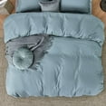 Bedsure Queen Grayish Blue polyester microfiber material Duvet Covers 3