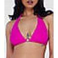 thumbnail image 4 of Ring-Front Triangle Halter Bikini Top Swimsuit, 4 of 6