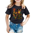 thumbnail image 3 of Girls T Shirts Empowering Graphic Tee Black History Month Inspirational Top Girls Tops Black 10-11 Years, 3 of 5
